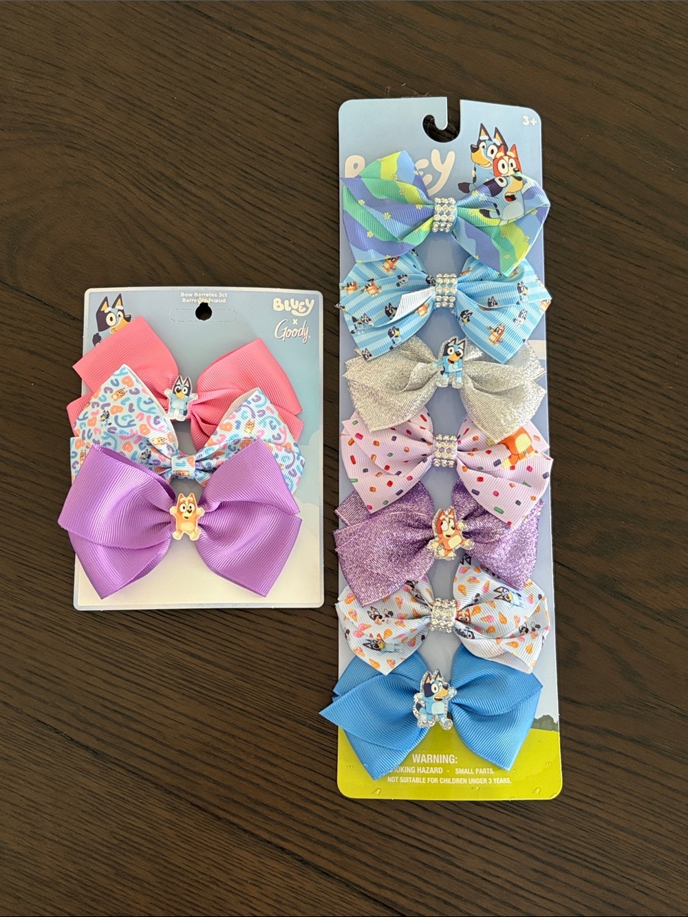 Bluey Kids Bow Hair Clips